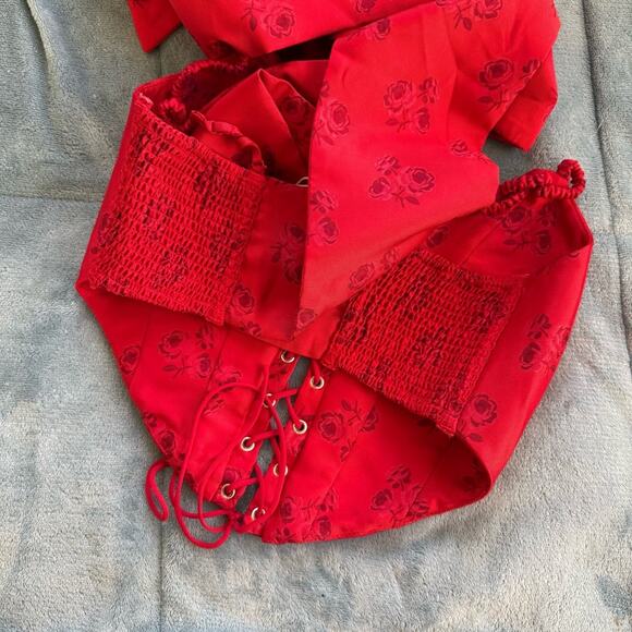 FOR LOVE AND LEMONS Lillian Bow Corset Top - Picture 8 of 11